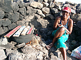 Insel: Santo Anto  Wanderweg: 318 Ort: Canjana Praia Formosa Motiv: Fischsuppe Motivgruppe: History site © Pitt Reitmaier www.Cabo-Verde-Foto.com