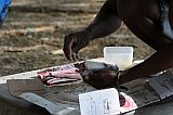 Santo Anto : Tarrafal de Monte Trigo : salting fish : People Work
Cabo Verde Foto Gallery