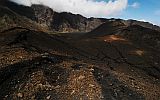 Fogo : Cha das Caldeiras Monte Preto : Cracks in satellite crater of volcano : Landscape MountainCape Verde Foto Gallery
