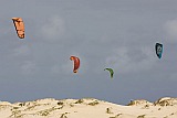Insel: Sal  Wanderweg:  Ort: Santa Maria Motiv: Kitesurfen Motivgruppe: Landscape Sea © Florian Drmer www.Cabo-Verde-Foto.com