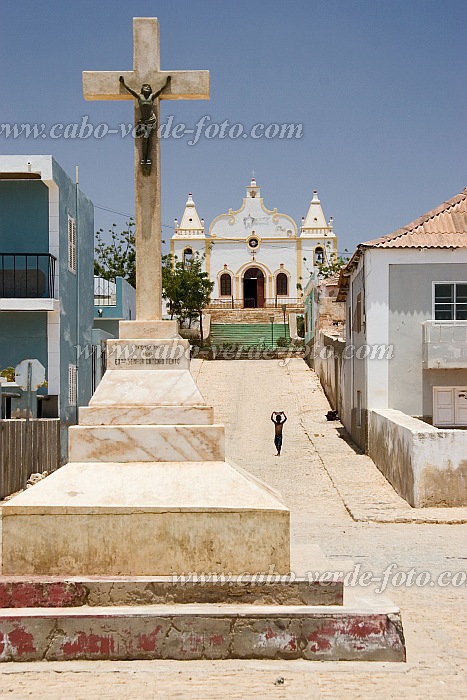 Insel: Maio  Wanderweg:  Ort: Vila do Maio Motiv: Kirche Motivgruppe: Landscape Town © Florian Drmer www.Cabo-Verde-Foto.com