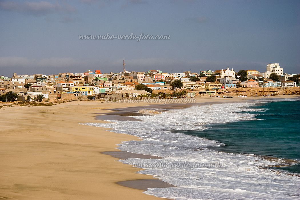 Maio : Vila do Maio : praia : Landscape TownCabo Verde Foto Gallery