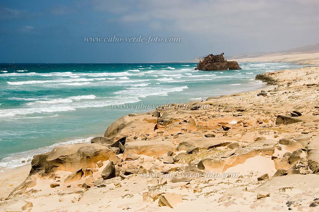 Insel: Boa Vista  Wanderweg:  Ort: Cabo Santa Maria Motiv: Santa Maria Motivgruppe: Landscape Sea © Florian Drmer www.Cabo-Verde-Foto.com