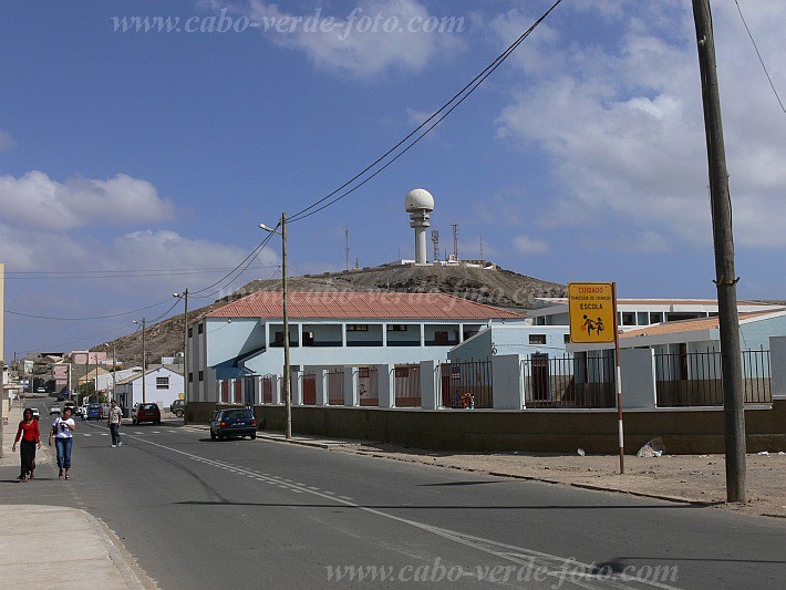 Sal : Espargos : escola : Landscape TownCabo Verde Foto Gallery
