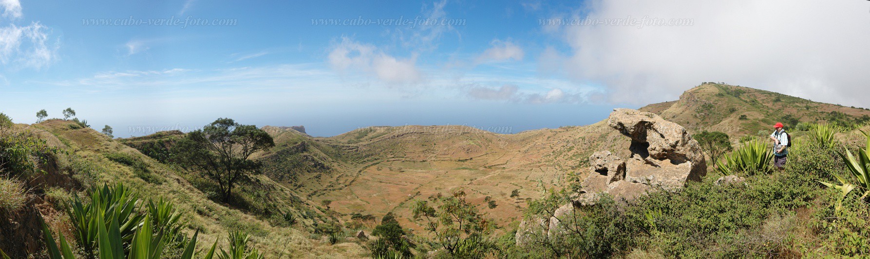 Brava : Fundo Grande : vulco : LandscapeCabo Verde Foto Gallery