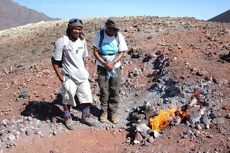 Fogo : Pico Pequeno : fire : Landscape MountainCabo Verde Foto Gallery