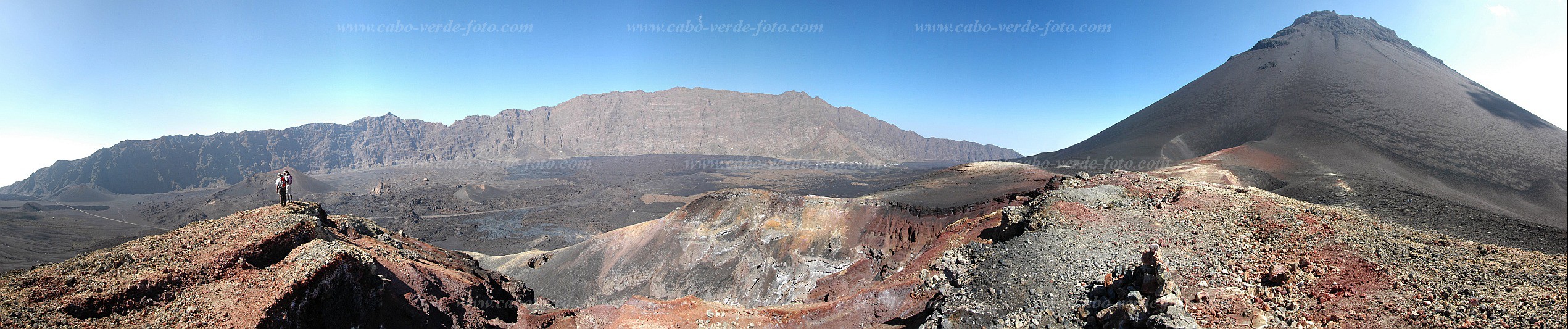 Fogo : Pico Pequeno : cratra : Landscape MountainCabo Verde Foto Gallery