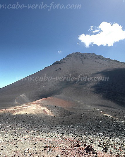 Fogo : Pico Pequeno : vulco : Landscape MountainCabo Verde Foto Gallery