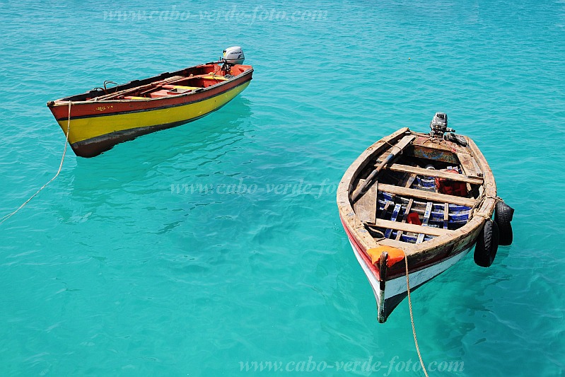 Sal : Santa Maria : boat : Landscape SeaCabo Verde Foto Gallery