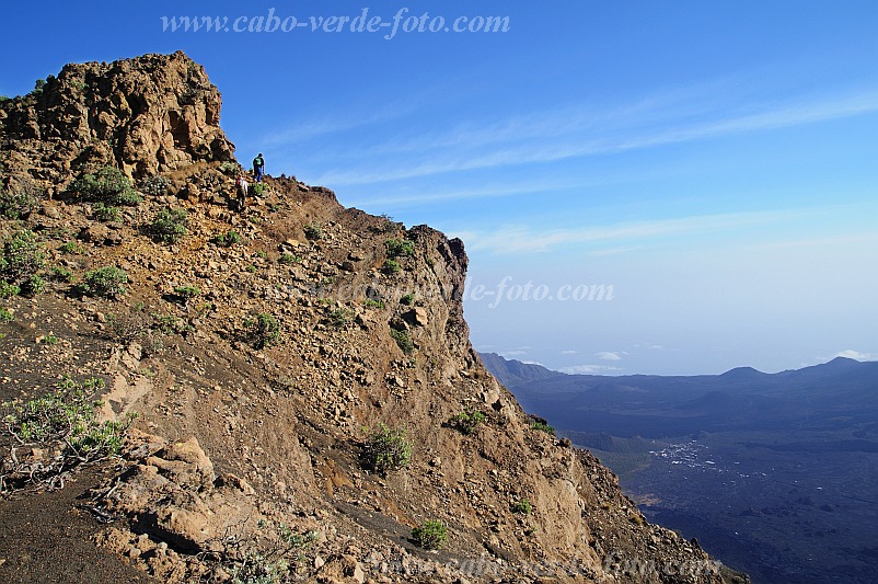 Fogo : Bordeira : view from Bordeira : Landscape MountainCabo Verde Foto Gallery