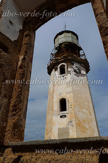 Santo Anto : Janela Farol Fontes Pereira de Melo : Lighthouse tower : Landscape SeaCabo Verde Foto Gallery