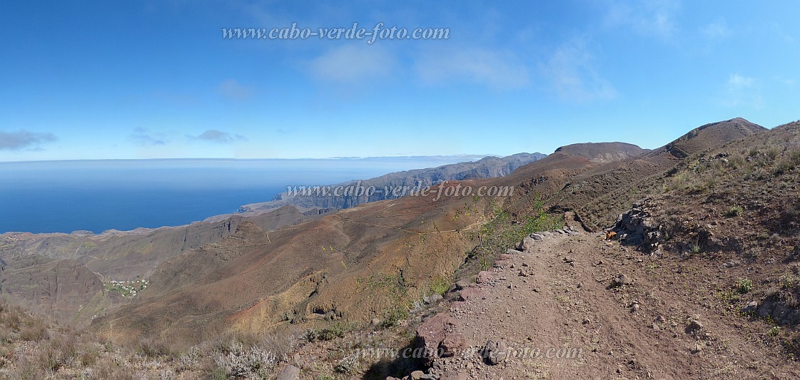 Santo Anto : Norte Ch de Feijoal Martiene : caminho vicinal : Landscape MountainCabo Verde Foto Gallery