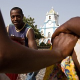 Insel: Santiago  Wanderweg:  Ort: Tarrafal Motiv: Kirche Motivgruppe: People Men © Florian Drmer www.Cabo-Verde-Foto.com