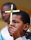 Insel: Santiago  Wanderweg:  Ort: Assomada Motiv: Palmsonntag Motivgruppe: People Religion © Florian Drmer www.Cabo-Verde-Foto.com