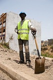 Insel: Santiago  Wanderweg:  Ort: Assomada Motiv: Arbeiter Motivgruppe: People Work © Florian Drmer www.Cabo-Verde-Foto.com