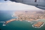 Insel: Santiago  Wanderweg:  Ort: Praia Motiv: Luftbild Motivgruppe: Landscape Town © Florian Drmer www.Cabo-Verde-Foto.com