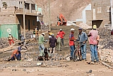 Insel: Sal  Wanderweg:  Ort: Espargos Motiv: Strassenbau Motivgruppe: People Work © Florian Drmer www.Cabo-Verde-Foto.com