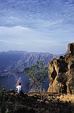 Santo Anto : Salto Preto : View over  Alto Mira to the west : Landscape
Cabo Verde Foto Gallery