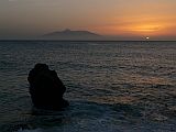 Insel: Santiago  Wanderweg:  Ort: Aguas Belas Motiv: Sonnenuntergang hinter Fogo Motivgruppe: Landscape Sea © Pitt Reitmaier www.Cabo-Verde-Foto.com
