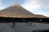 Insel: Fogo  Wanderweg:  Ort: Ch das Caldeiras Motiv: Fussball Motivgruppe: People Recreation © Pitt Reitmaier www.Cabo-Verde-Foto.com