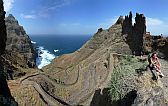 Insel: Santo Anto  Wanderweg: 212 Ort: Corvo Motiv: Wanderweg Fontainhas - Cruzinha Motivgruppe: Landscape © Pitt Reitmaier www.Cabo-Verde-Foto.com