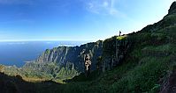 Santo Anto : Pico da Cruz Janela Lombo de Tampa : view on the valeys of Janela and Penede : Landscape Mountain
Cabo Verde Foto Gallery