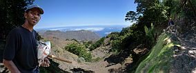 Santo Anto : Pico da Cruz Seladinha de Fina : view on fields and hiking track made by farmers : People Work
Cabo Verde Foto Gallery