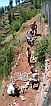 Santo Anto : Pico da Cruz Lobmo Vermelho : cobblestone pavement : People Work
Cabo Verde Foto Gallery