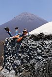 Fogo : Ch das Caldeiras : young boy on roofrop of ist funco : People Children
Cabo Verde Foto Gallery