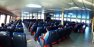 Santo Anto : Porto Novo Ferryboat Chiquinho BS : Salo de passageiros : Technology Transport
Cabo Verde Foto Galeria