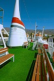 Santo Antão : Porto Novo : Nôs ferry Mar de Canal Upper Deck Bench Seats : Technology Transport
Cabo Verde Foto Gallery
