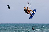 Insel: Sal  Wanderweg:  Ort: Santa Maria Motiv: Kitesurfen Motivgruppe: People Recreation © Florian Drmer www.Cabo-Verde-Foto.com