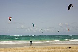Insel: Sal  Wanderweg:  Ort: Santa Maria Motiv: Kitesurfen Motivgruppe: People Recreation © Florian Drmer www.Cabo-Verde-Foto.com