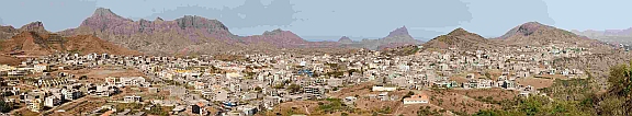 Insel: Santiago  Wanderweg:  Ort: Assomada Motiv: Stadtansicht Motivgruppe: Landscape Town © Florian Drmer www.Cabo-Verde-Foto.com