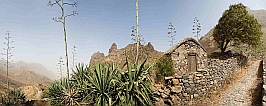 Insel: So Nicolau  Wanderweg:  Ort: Praia Branca Motiv:  Motivgruppe: Landscape Mountain © Florian Drmer www.Cabo-Verde-Foto.com