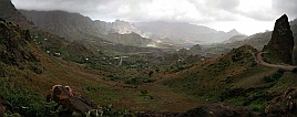 Insel: Santo Anto  Wanderweg: 309 Ort: Ribeira das Patas Motiv: Panorama Motivgruppe: Landscape Mountain © Florian Drmer www.Cabo-Verde-Foto.com