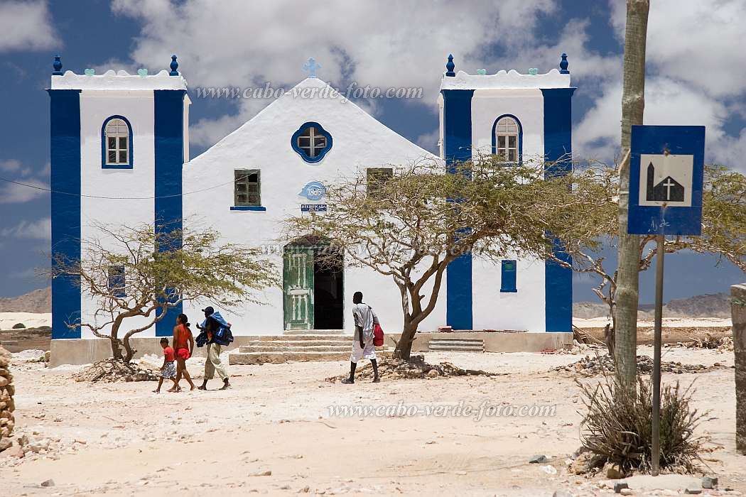 Boa Vista : Rabil : church : Landscape TownCabo Verde Foto Gallery