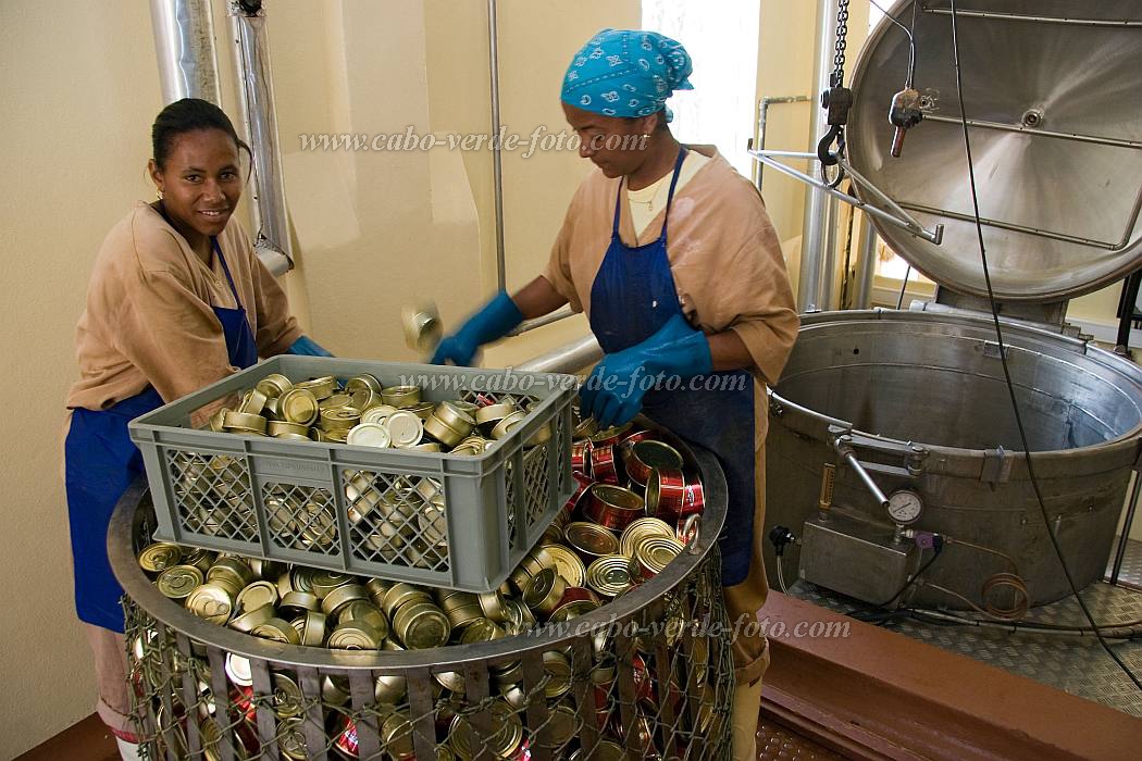 Insel: So Nicolau  Wanderweg:  Ort: Tarrafal Motiv: Fischfabrik Motivgruppe: People Work © Florian Drmer www.Cabo-Verde-Foto.com