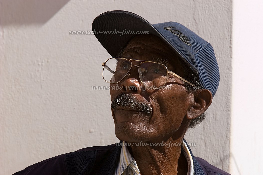 S�o Vicente : Mindelo : portrait : People ElderlyCabo Verde Foto Gallery