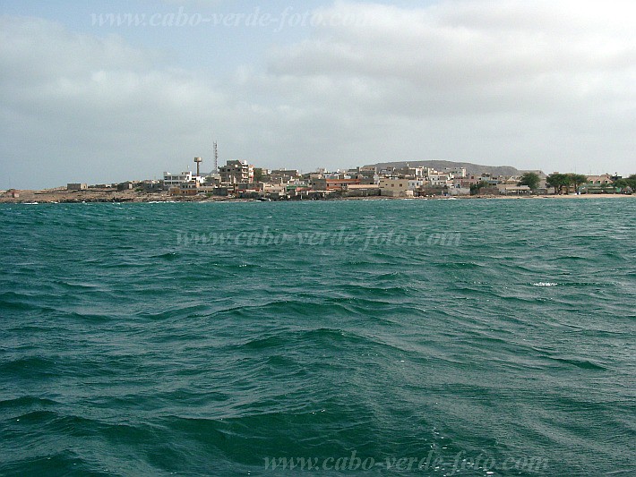 Boa Vista : Boa Vista : Sal Rei from the sea : Landscape SeaCabo Verde Foto Gallery