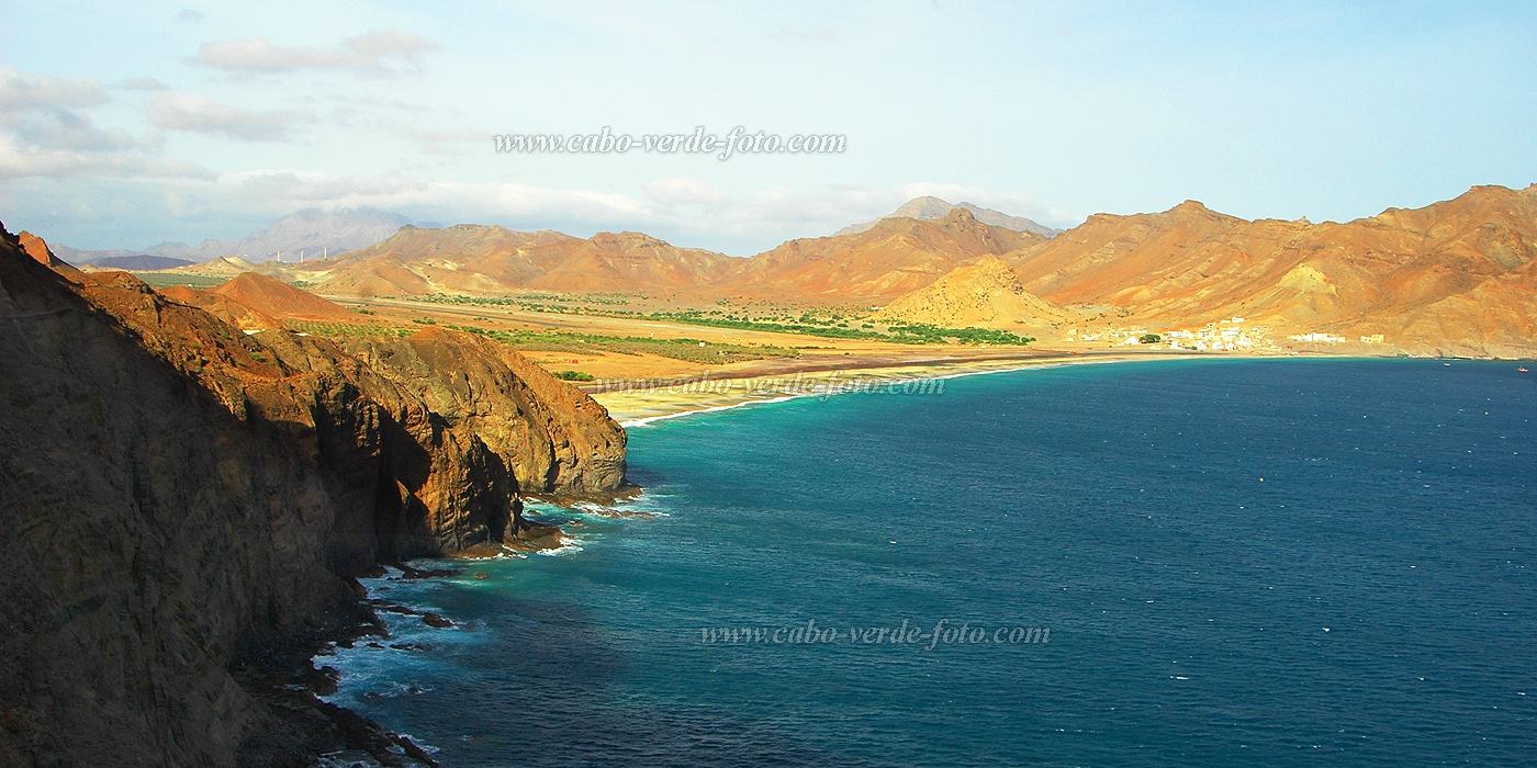 So Vicente : Sao Pedro Farol Dona Amelia : bay : Landscape SeaCabo Verde Foto Gallery