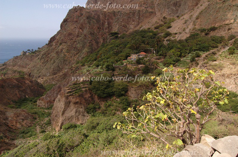 Brava : Fajã d Água Lagoa : hiking trail : Landscape MountainCabo Verde Foto Gallery