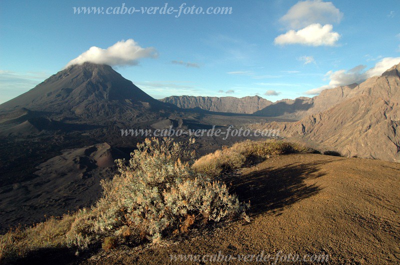 Fogo : Bordeira : volcano : Landscape MountainCabo Verde Foto Gallery