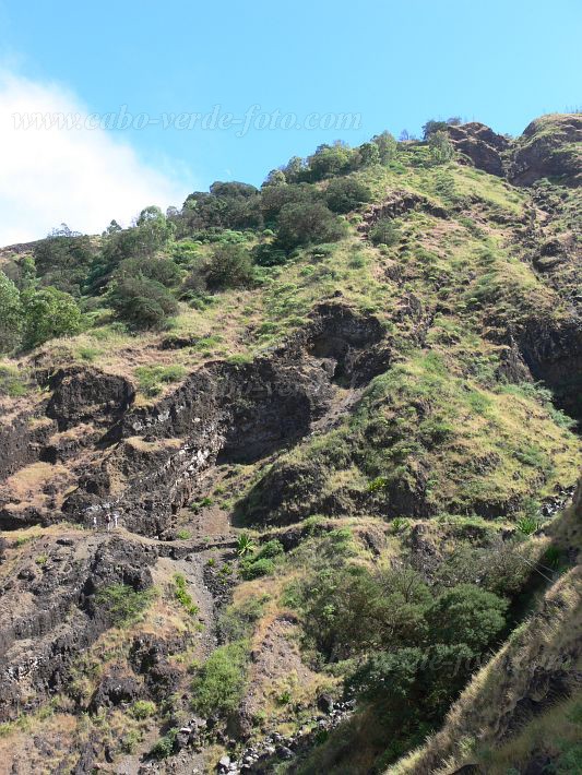 Fogo : Monte Velha : hiking trail : Landscape MountainCabo Verde Foto Gallery