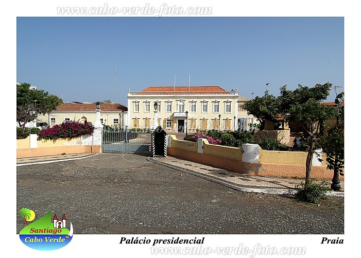 Santiago : Praia : Palace of the President : Landscape TownCabo Verde Foto Gallery