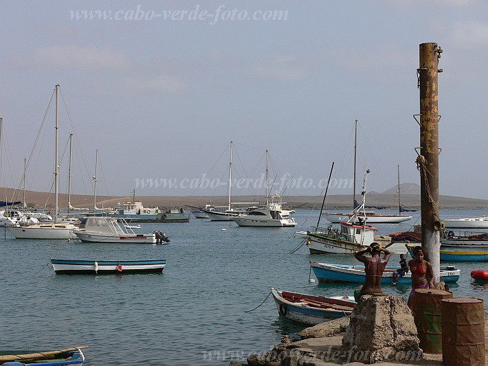 Sal : Palmeira : harbour : Landscape SeaCabo Verde Foto Gallery