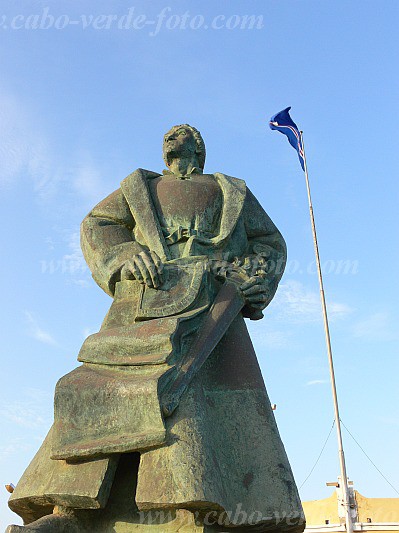 Santiago : Praia : monumento : Landscape TownCabo Verde Foto Gallery