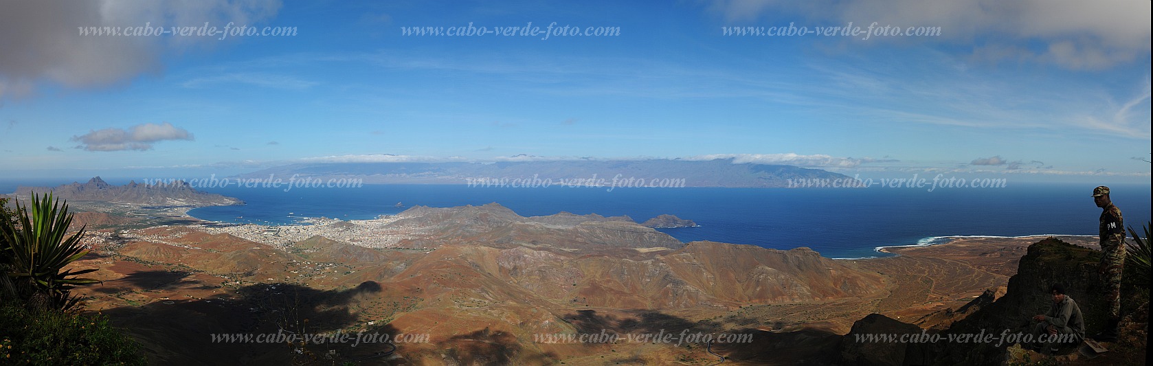Insel: So Vicente  Wanderweg:  Ort: Monte Verde Motiv: Aussicht auf Mindelo Motivgruppe: Landscape © Pitt Reitmaier www.Cabo-Verde-Foto.com