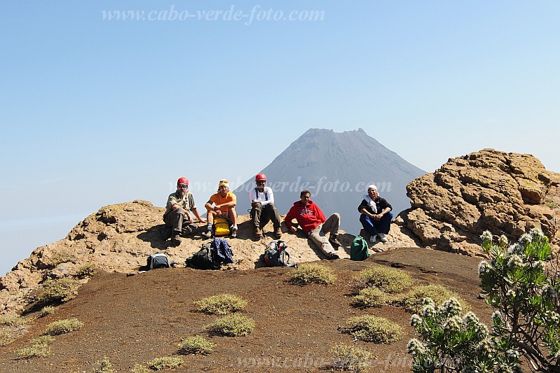 Insel: Fogo  Wanderweg:  Ort: Ch das Caldeira - Bordeira Motiv: Klettersteig Motivgruppe: People Recreation © Pitt Reitmaier www.Cabo-Verde-Foto.com