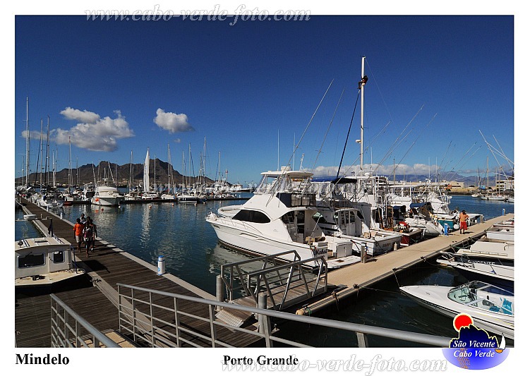 S�o Vicente : Mindelo Marina : sailing harbour : Landscape SeaCabo Verde Foto Gallery